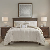 RACHEL ZOE outlets 3pc Dyed Yarn Comforter Set king size